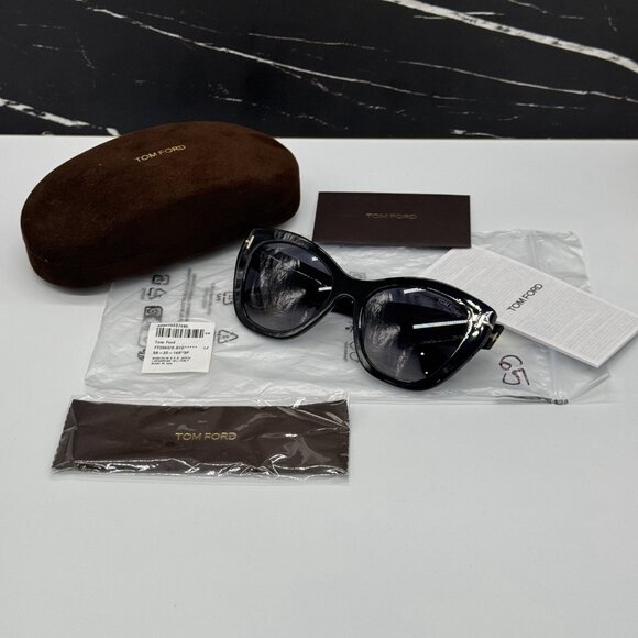 NEW TOM FORD TF940 01D  WOMEN POLARIZED SUNGLASSES TOM FORD CARA FT0940/S main image 8